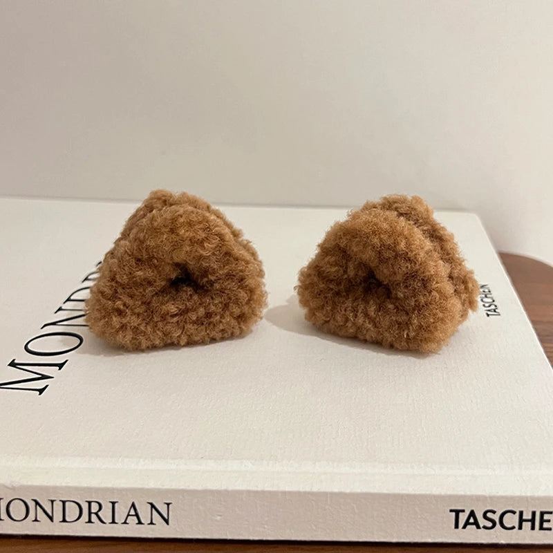 2-Piece Plush Cat Ear Hair Clips