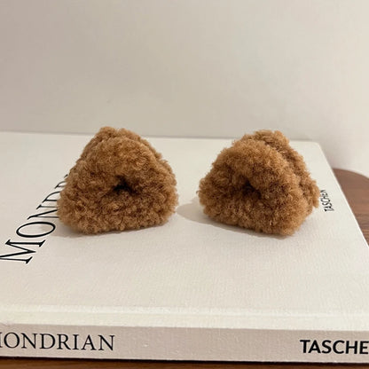 2-Piece Plush Cat Ear Hair Clips