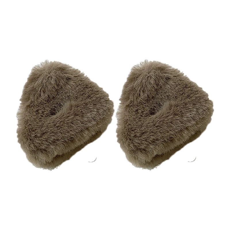 2-Piece Plush Cat Ear Hair Clips