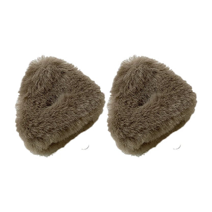 2-Piece Plush Cat Ear Hair Clips