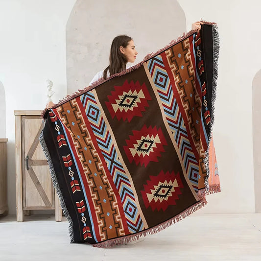 Checkered Travel & Picnic Blanket