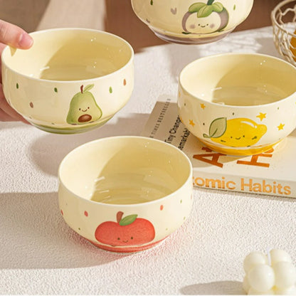 Cute Japanese Style Ceramic Cartoon Bowl
