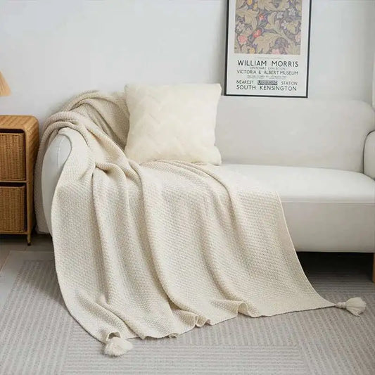 Multi-Use Knitted Decor Blanket