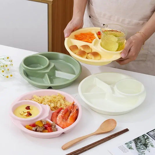 Round Food Dish & Dip Tray