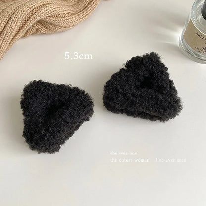 2-Piece Plush Cat Ear Hair Clips
