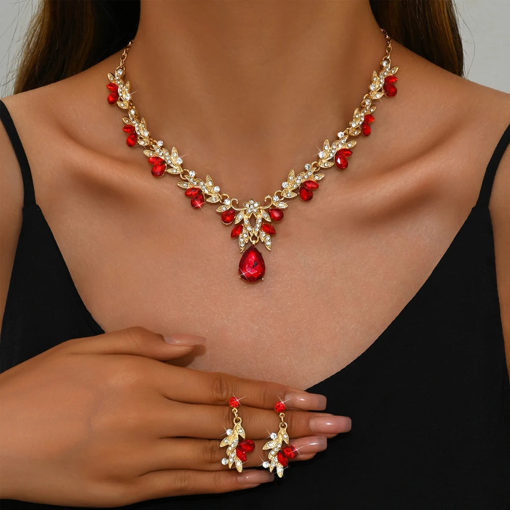 Bridal Engagement Jewelry Set
