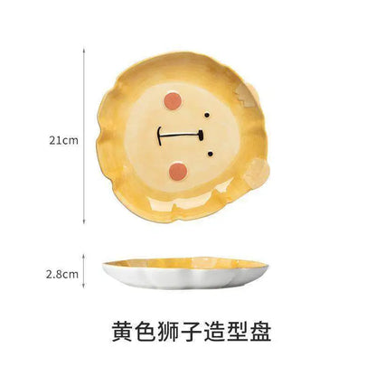 Creative Cartoon Ceramic Plate