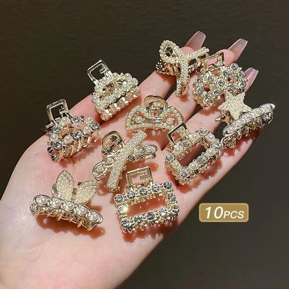 10-Piece Multi-Color Girls' Hair Claw Set