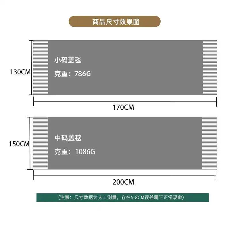 Multi-Use Knitted Decor Blanket