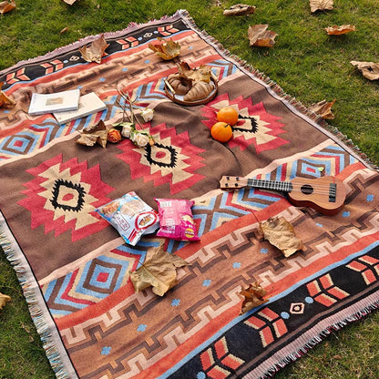 Checkered Travel & Picnic Blanket