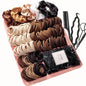 Seamless Hair Scrunchies & Ties Set