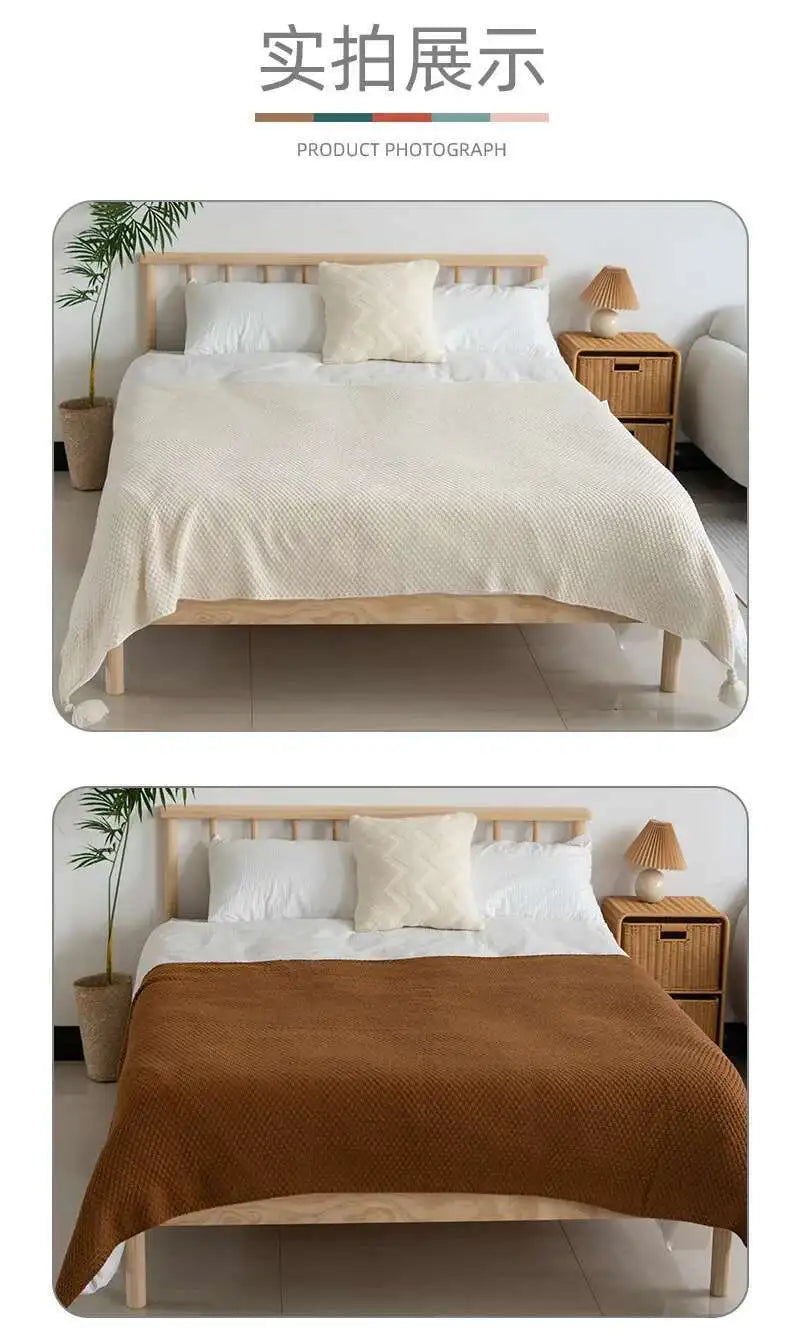 Multi-Use Knitted Decor Blanket