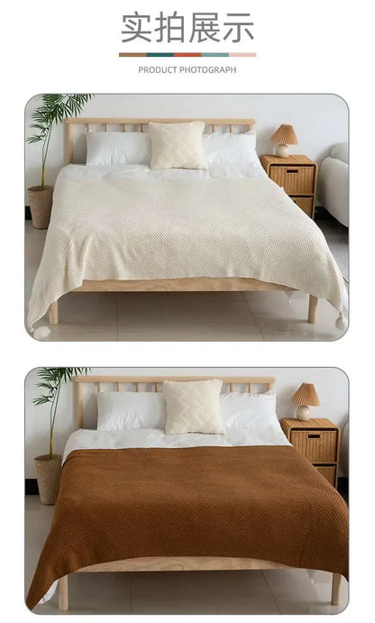 Multi-Use Knitted Decor Blanket