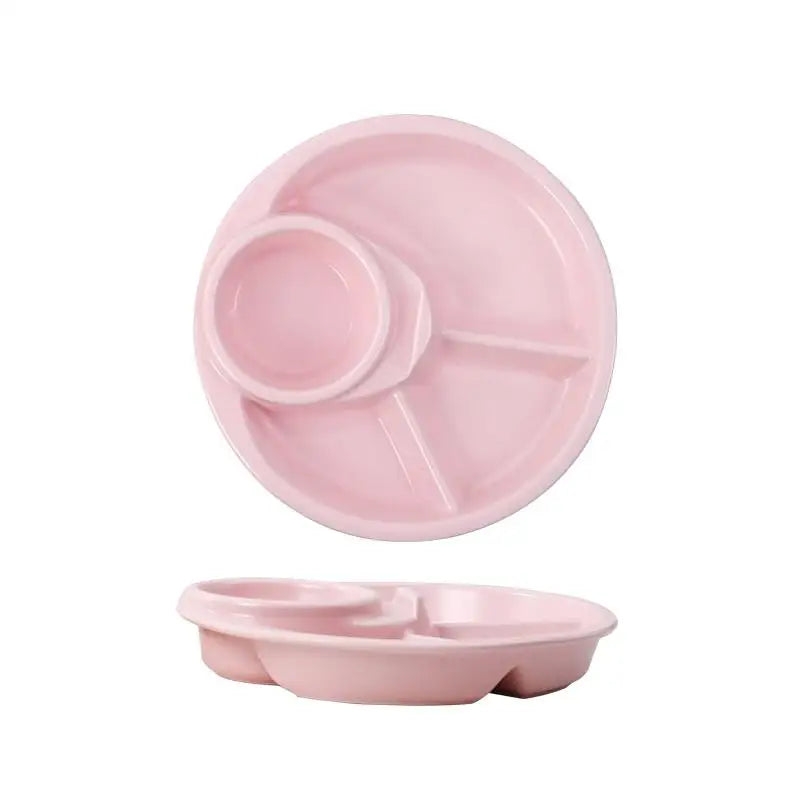 Round Food Dish & Dip Tray