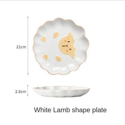 Creative Cartoon Ceramic Plate