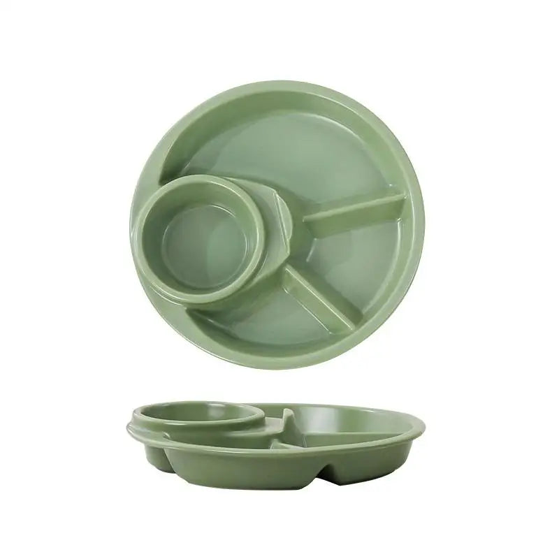 Round Food Dish & Dip Tray