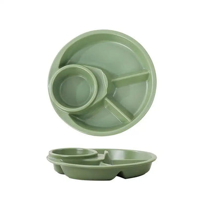Round Food Dish & Dip Tray
