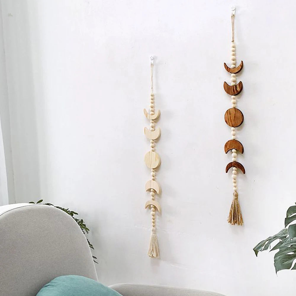 Boho Tassel Moon Phase Decor