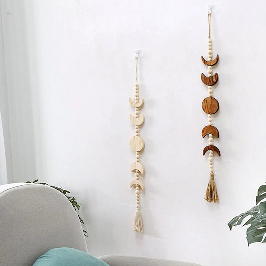 Boho Tassel Moon Phase Decor