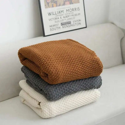 Multi-Use Knitted Decor Blanket