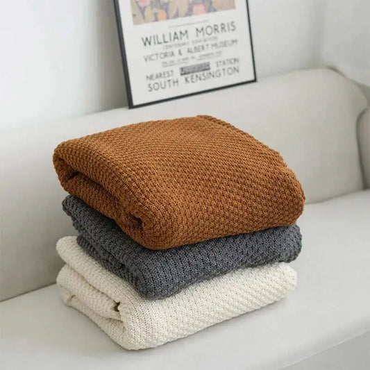Multi-Use Knitted Decor Blanket