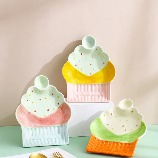 Cute Pink Pig Ceramic Tableware Set