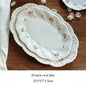 Vintage Rose Ceramic Plate & Tea Cup Set