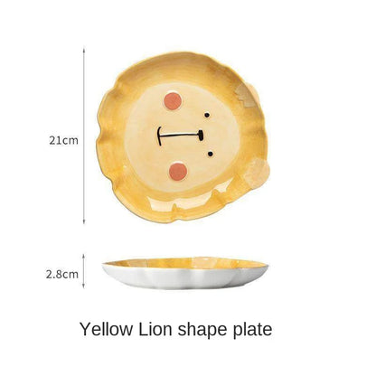 Creative Cartoon Ceramic Plate