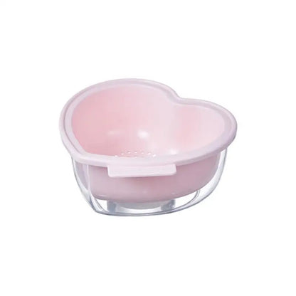 Heart-Shaped Cartoon Kitchen Drain Basket
