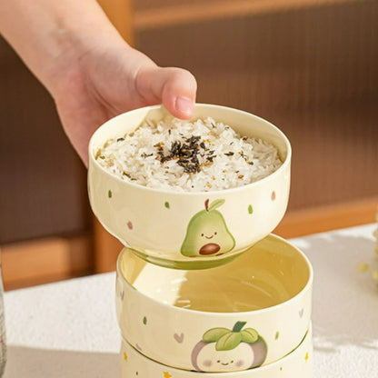 Cute Japanese Style Ceramic Cartoon Bowl