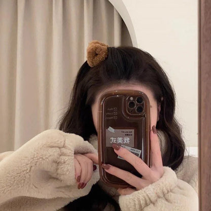 2-Piece Plush Cat Ear Hair Clips