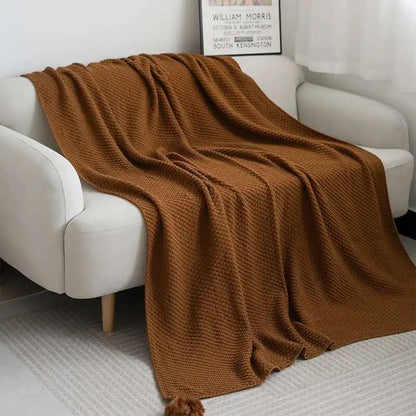 Multi-Use Knitted Decor Blanket