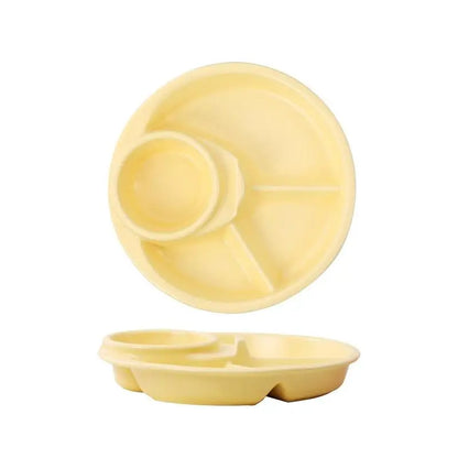 Round Food Dish & Dip Tray