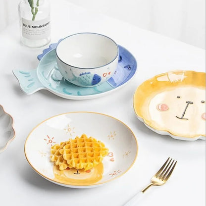 Creative Cartoon Ceramic Plate