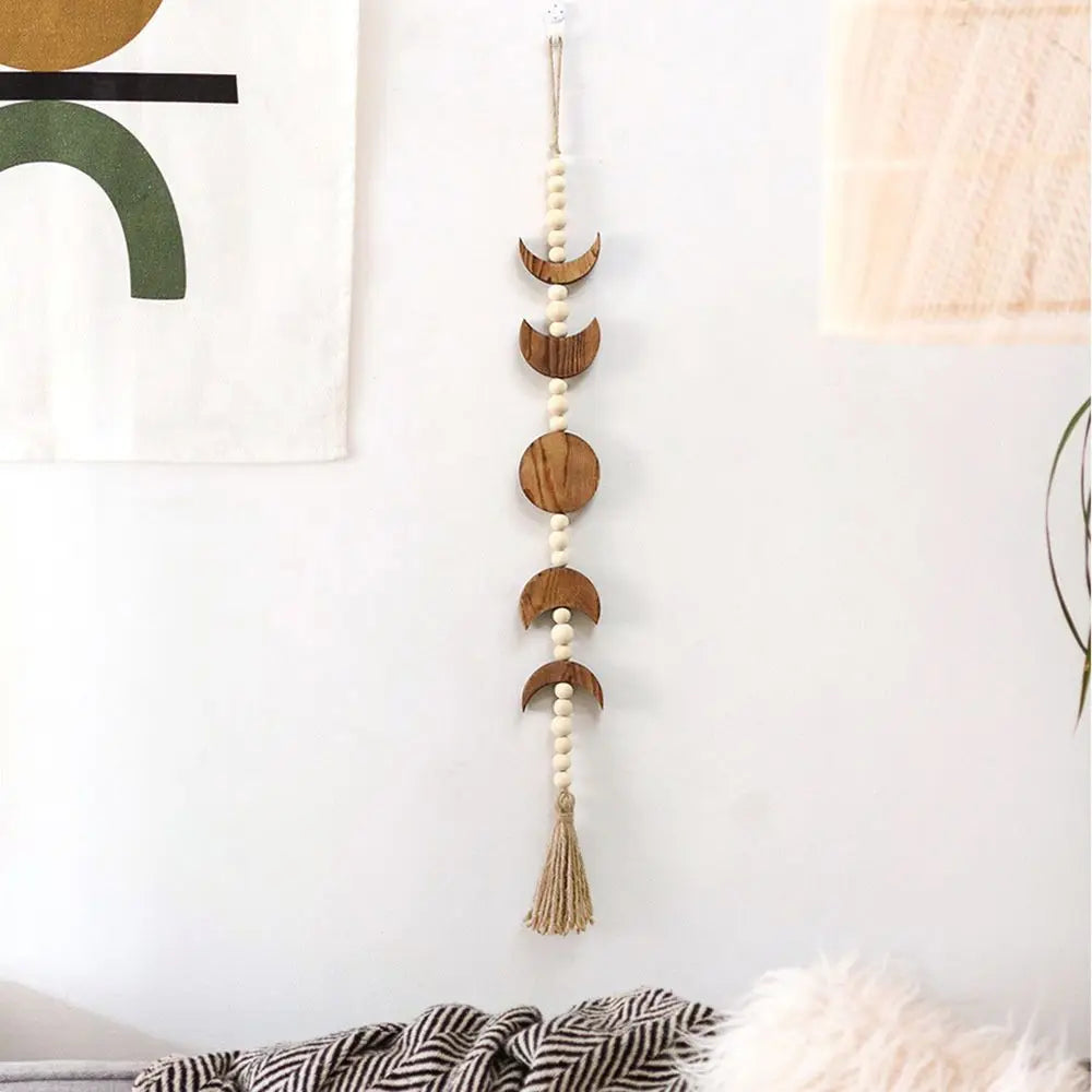 Boho Tassel Moon Phase Decor