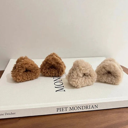 2-Piece Plush Cat Ear Hair Clips