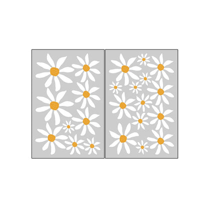 Self-Adhesive Daisy Wall Mural