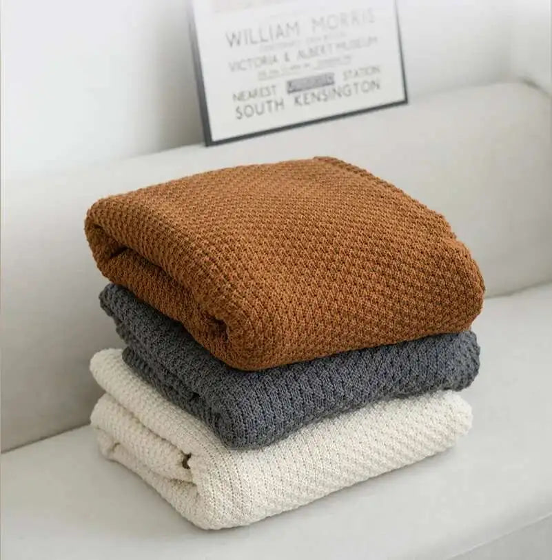 Multi-Use Knitted Decor Blanket