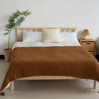 Multi-Use Knitted Decor Blanket