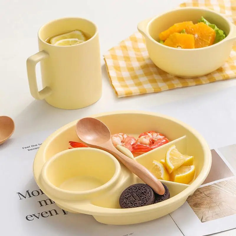 Round Food Dish & Dip Tray