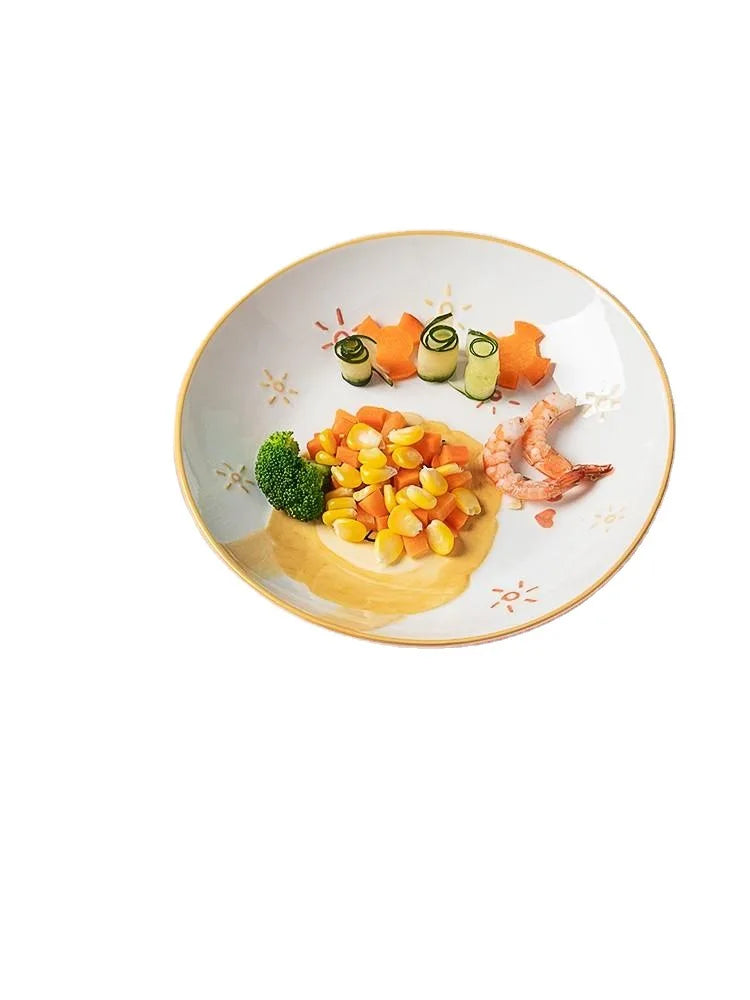 Creative Cartoon Ceramic Plate