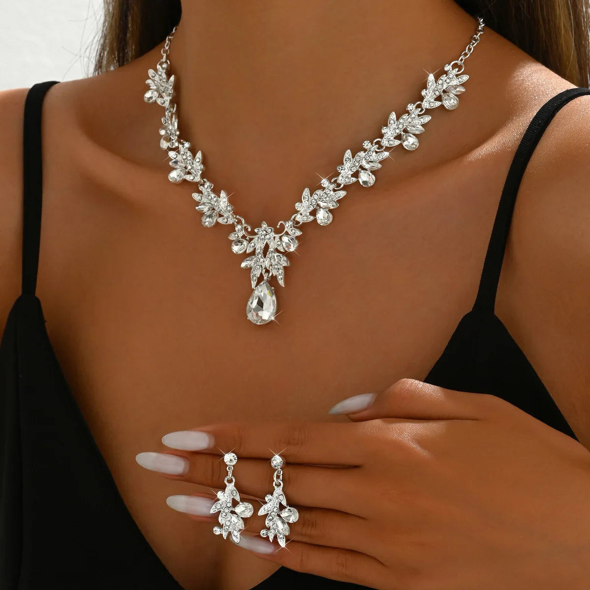 Bridal Engagement Jewelry Set