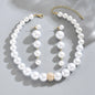 3-Piece Classic Imitation Pearl Jewelry Set