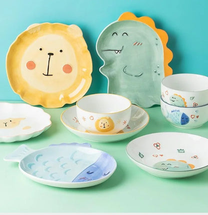 Creative Cartoon Ceramic Plate