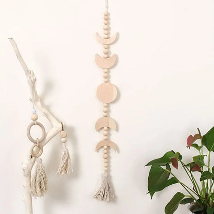 Boho Tassel Moon Phase Decor