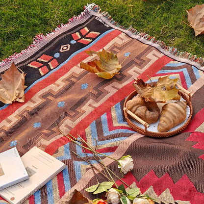 Checkered Travel & Picnic Blanket