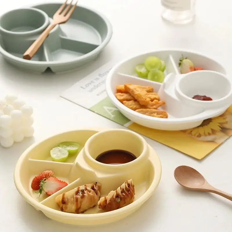 Round Food Dish & Dip Tray