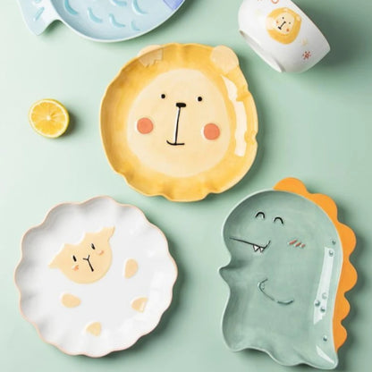 Creative Cartoon Ceramic Plate