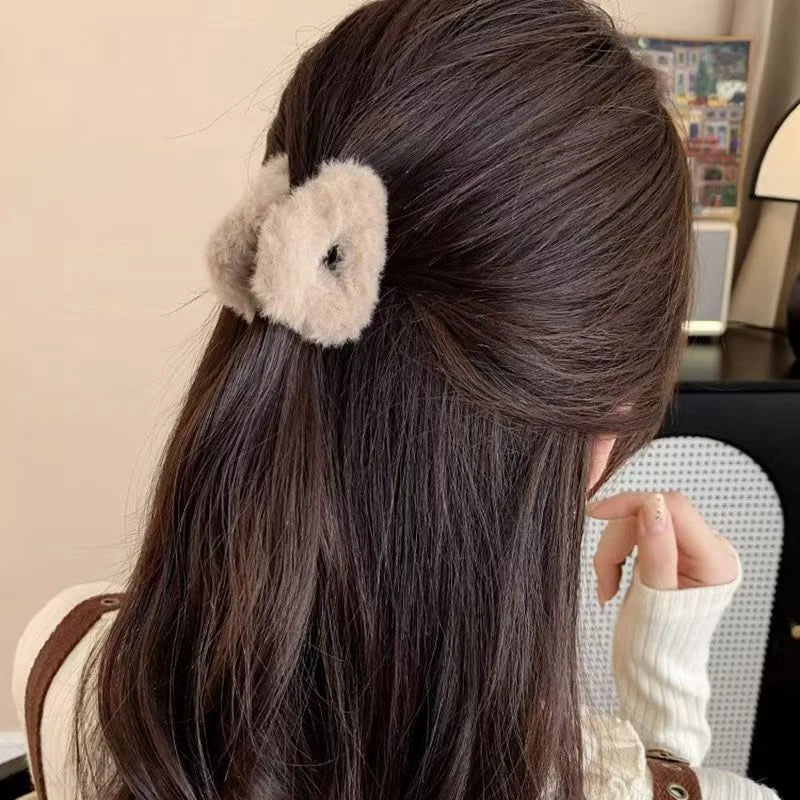 2-Piece Plush Cat Ear Hair Clips