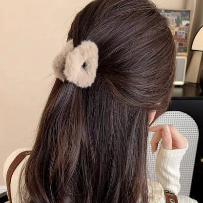 2-Piece Plush Cat Ear Hair Clips